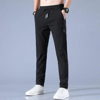 New🔥 Buy 1 Get 1 Free • Premium Men’s High-Stretch Skinny Lycra Track Pants (Black & Grey)